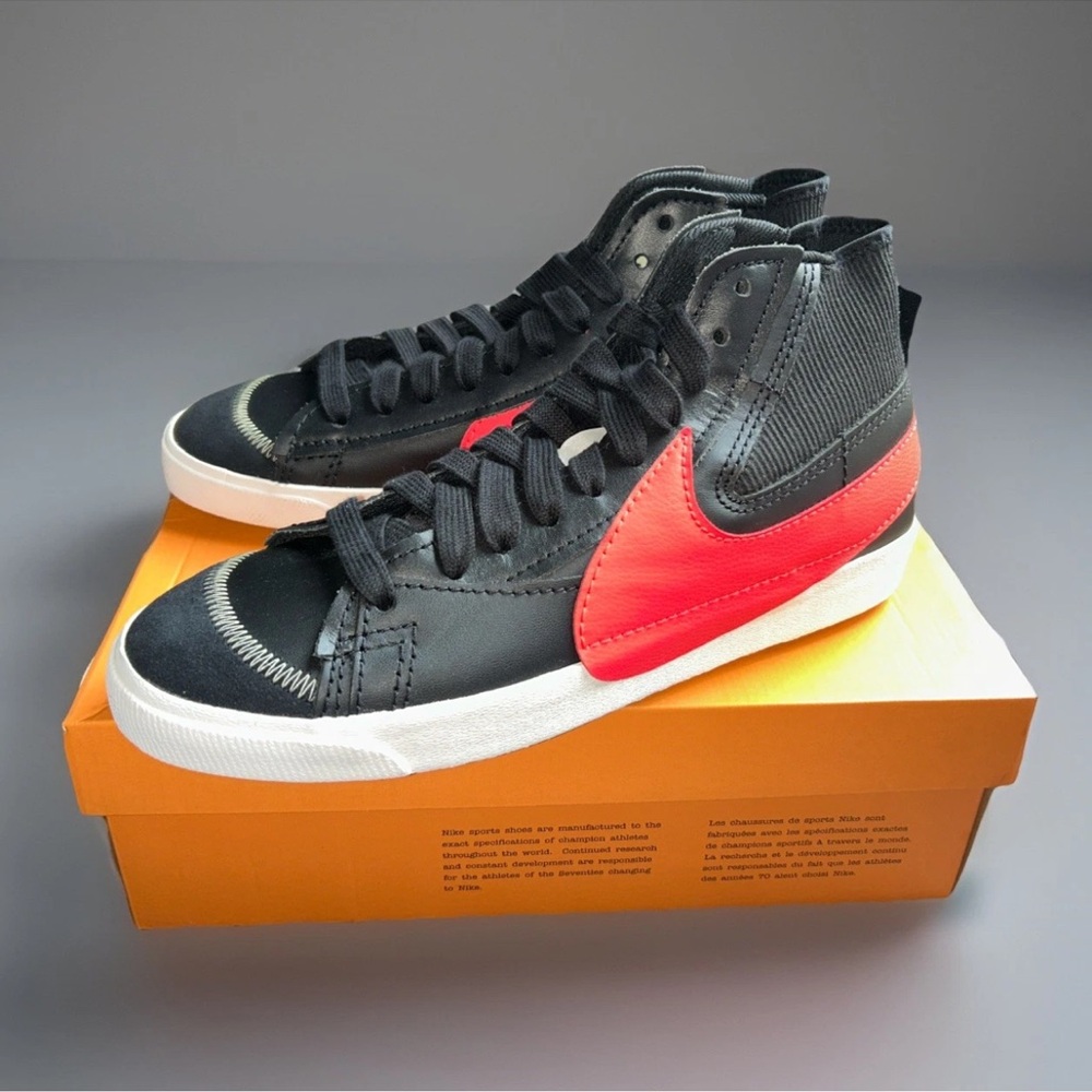 NWT Nike Blazer Mid '77 Jumbo Men's Shoes Size 11.5 Black Red DD3111-001 Retro